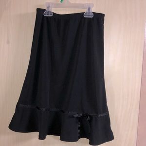 Cato Girls Black Skirt Sz M 8/10